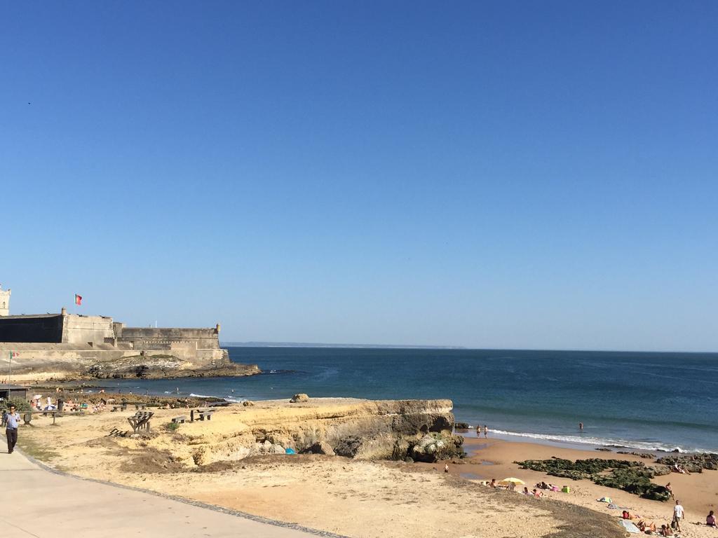 Apartamento 1 Quarto, Com Patio, Em Frente Praia Paço de Arcos Extérieur photo